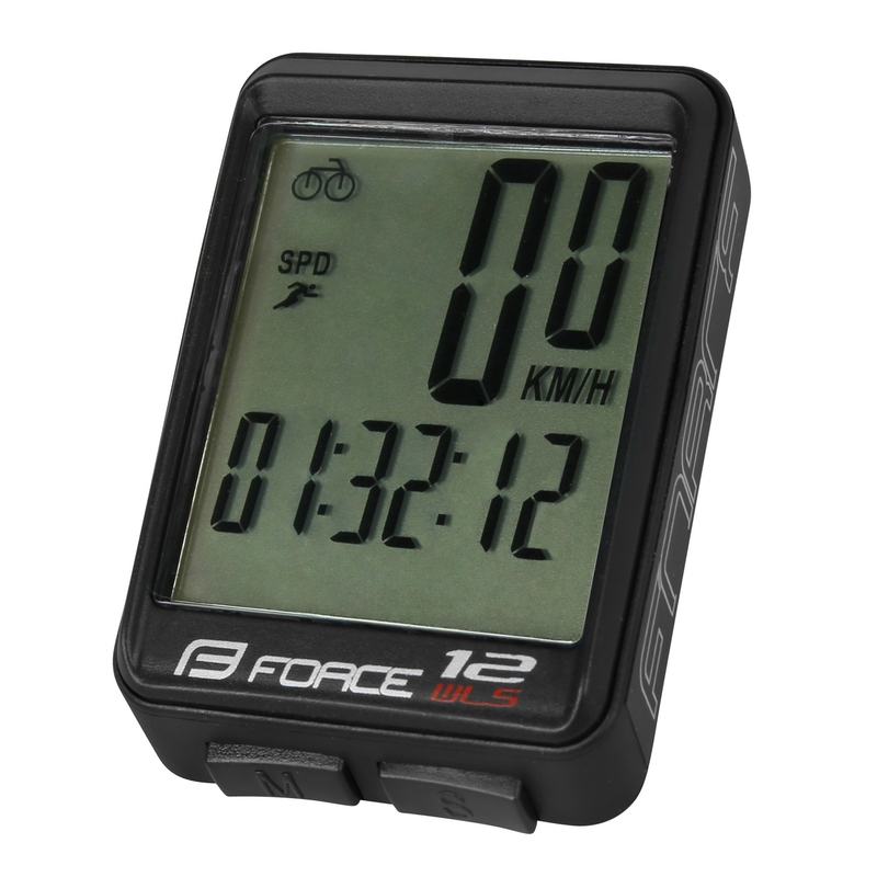 FORCE WLS 12 kolesarski računalnik črne barve razprodaja
