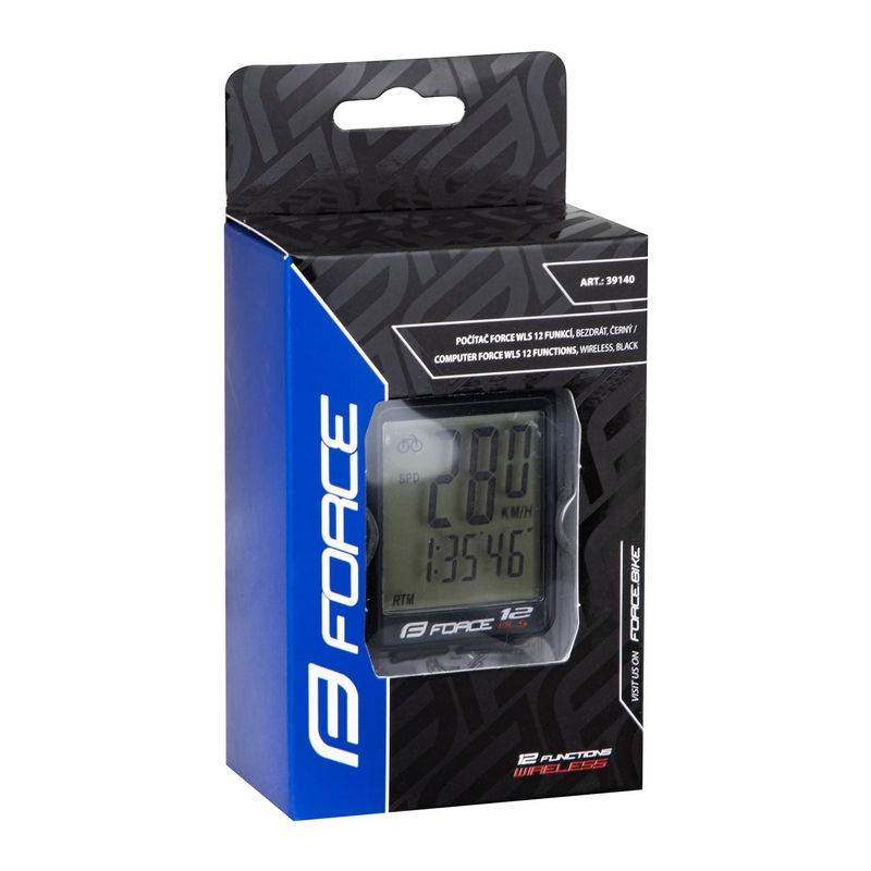 FORCE WLS 12 kolesarski računalnik črne barve razprodaja