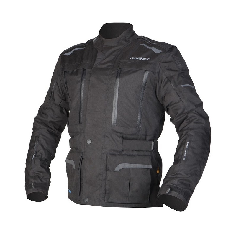 Rebelhorn Hardy Black Motorcycle Jacket razprodaja