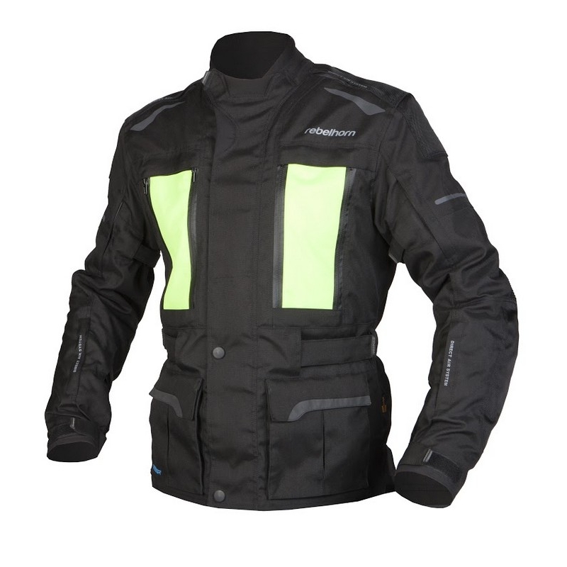 Rebelhorn Hardy Black Motorcycle Jacket razprodaja