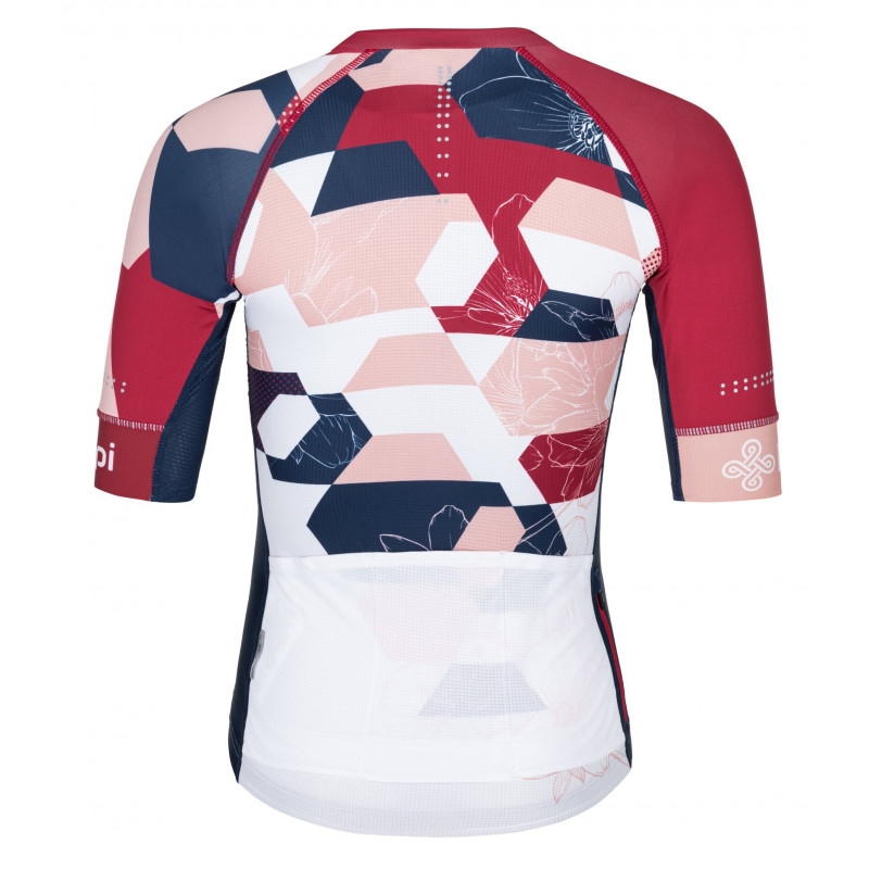 Ženska majica Kilpi Adamello white-blue-pink - kratki rokavi razprodaja