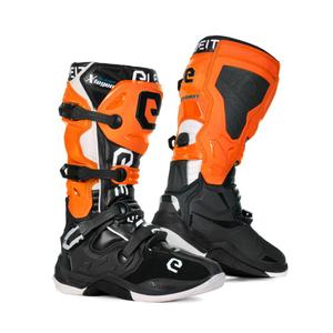 Eleveit X-Legend Black-Orange-White Motorcycle Boots razprodaja