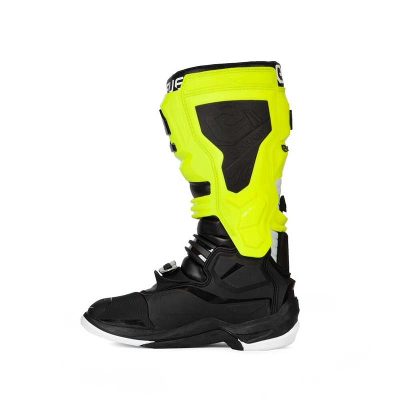 Eleveit X-Legend Black-Fluo Yellow-White Motorcycle Boots razprodaja
