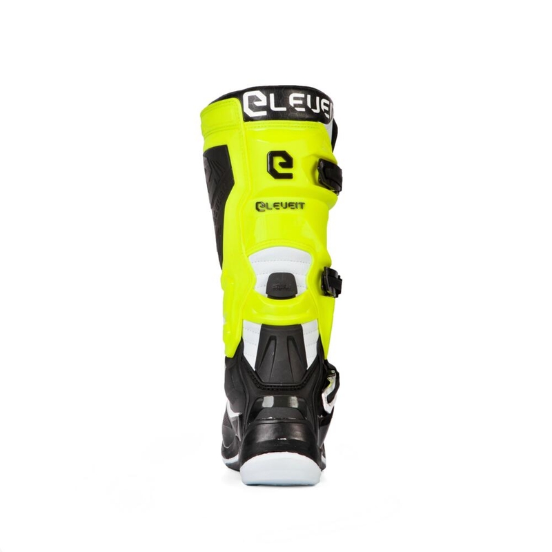 Eleveit X-Legend Black-Fluo Yellow-White Motorcycle Boots razprodaja