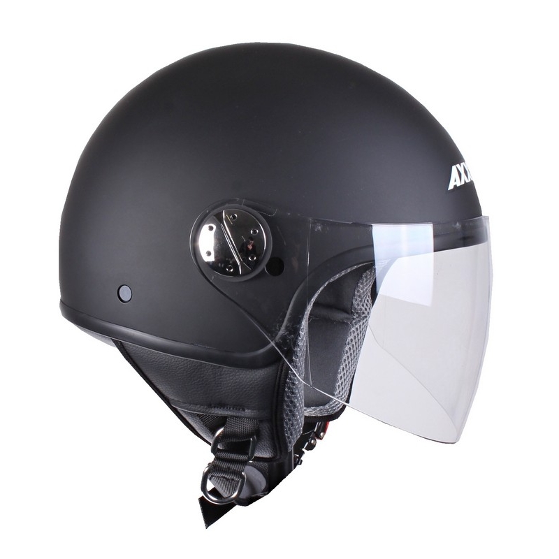 Odprta motoristična čelada Axxis Zyclo Black Matte razprodaja