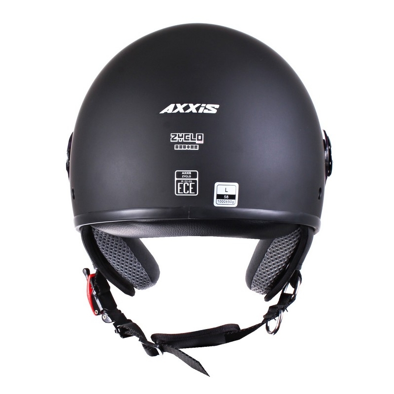 Odprta motoristična čelada Axxis Zyclo Black Matte razprodaja