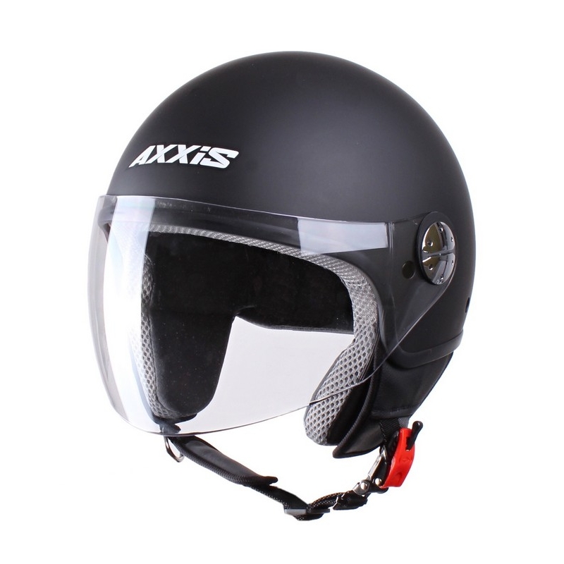 Odprta motoristična čelada Axxis Zyclo Black Matte razprodaja