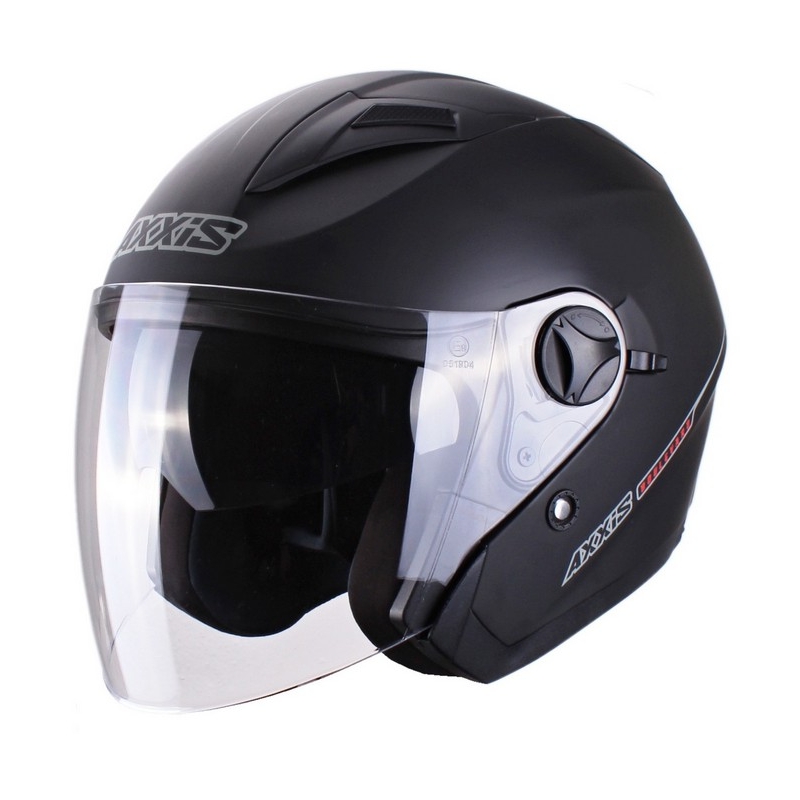 Odprta motoristična čelada Axxis Boulevard Black Matte razprodaja