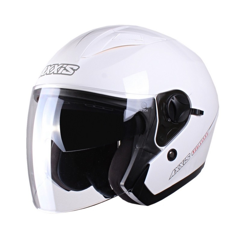 Odprta motoristična čelada Axxis Boulevard White razprodaja