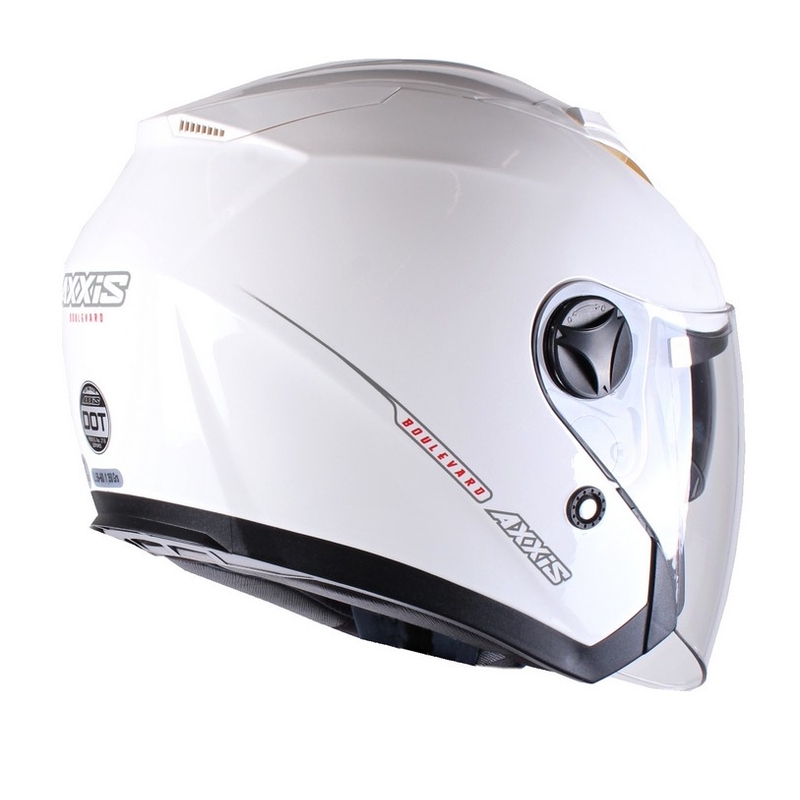 Odprta motoristična čelada Axxis Boulevard White razprodaja