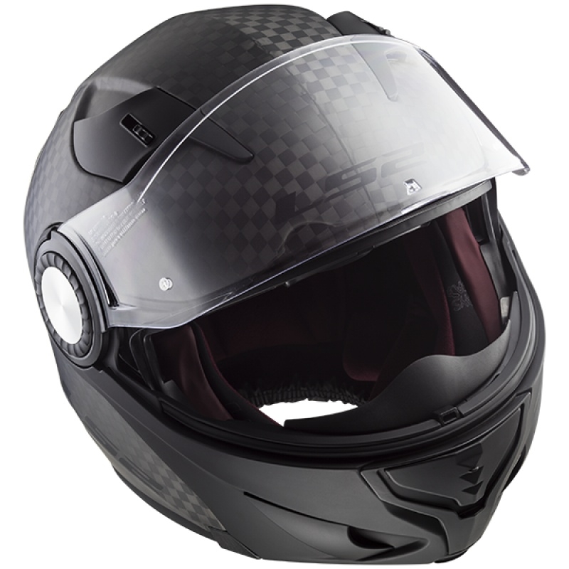 Čelada za motoriste LS2 FF313 Vortex Solid Carbon - razred II