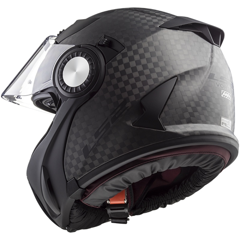 Čelada za motoriste LS2 FF313 Vortex Solid Carbon - razred II