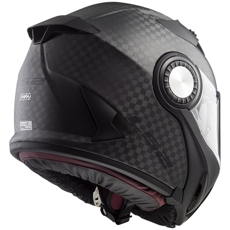Čelada za motoriste LS2 FF313 Vortex Solid Carbon - razred II