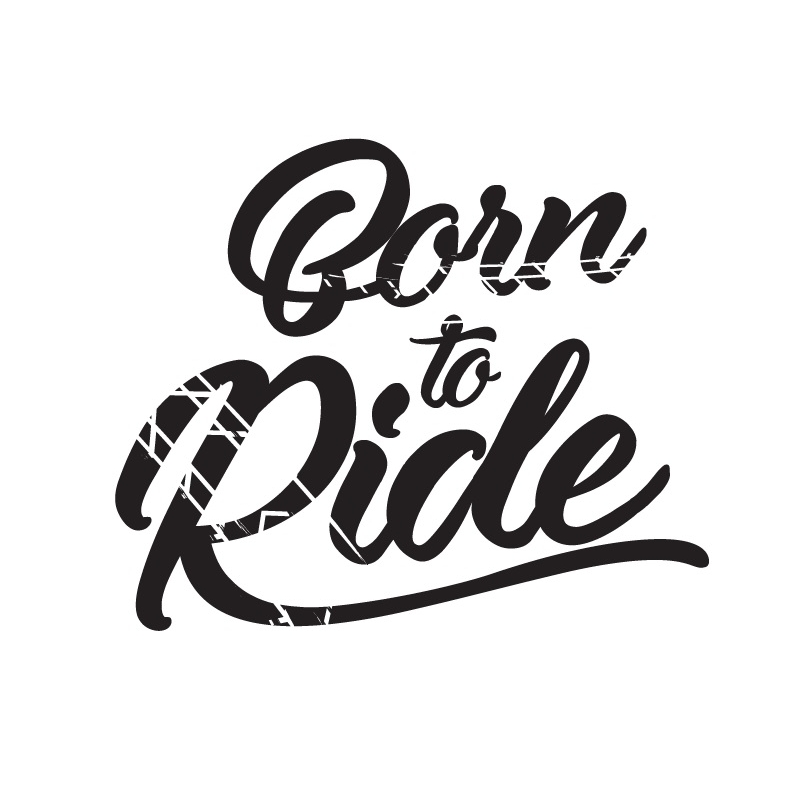 Nalepka Born to Ride