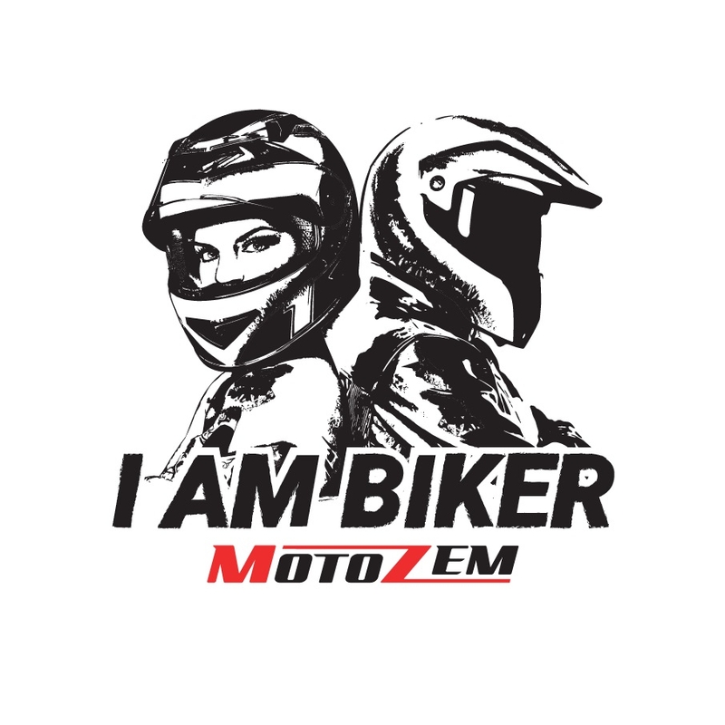 MotoZem Sem Biker nalepka