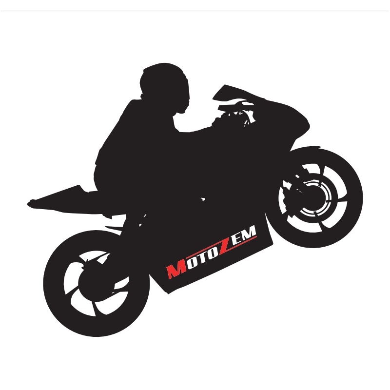 MotoZem Športno kolo nalepka