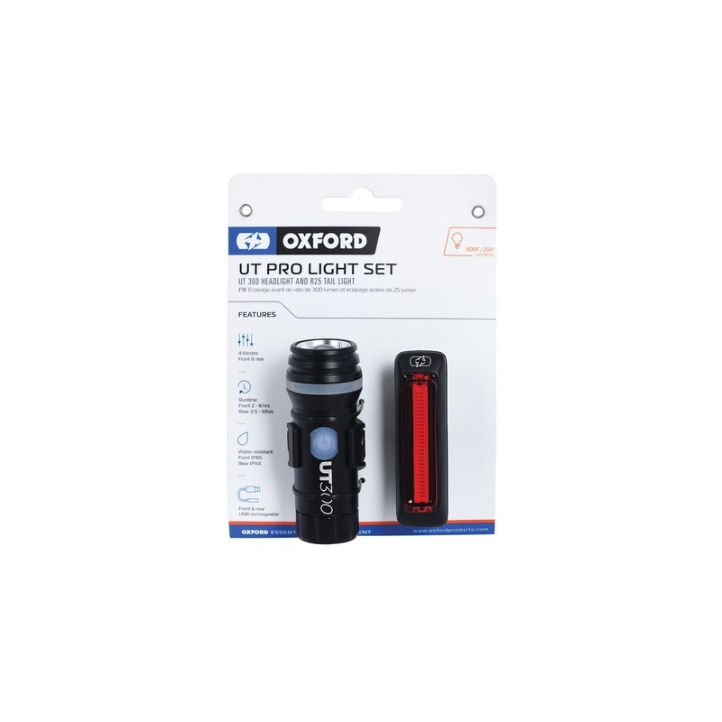 Oxford Ultratorch Pro Light sprednja + zadnja kolesarska luč