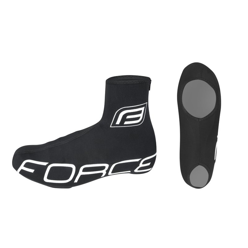 FORCE Lycra Thermo črne kolesarske gamaše razprodaja