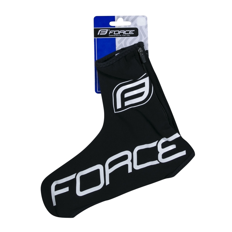 FORCE Lycra Thermo črne kolesarske gamaše razprodaja