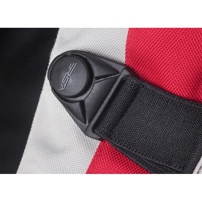 Motoristična jakna RSA Tiger black-grey-red - kakovost II