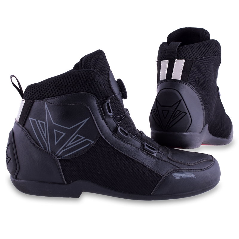 RSA Myrkur Black Motorcycle Boots razprodaja