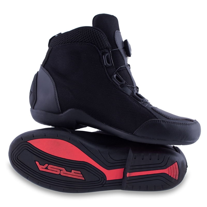 RSA Myrkur Black Motorcycle Boots razprodaja