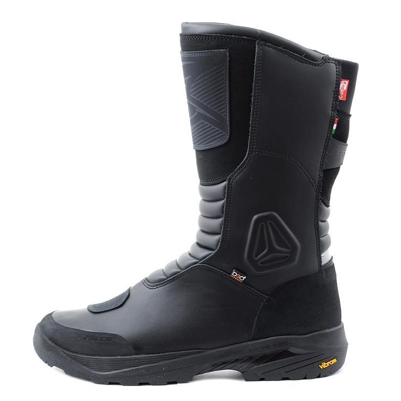 Motoristični škornji Falco Tourance black-grey-red - kakovost II