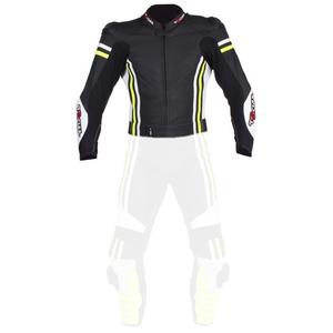 Moška jakna Tschul 555 black-white-fluo yellow razprodaja