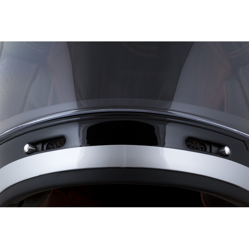 Integralna motoristična čelada Cassida Fibre Jawa Sport črna-srebrna-zlata