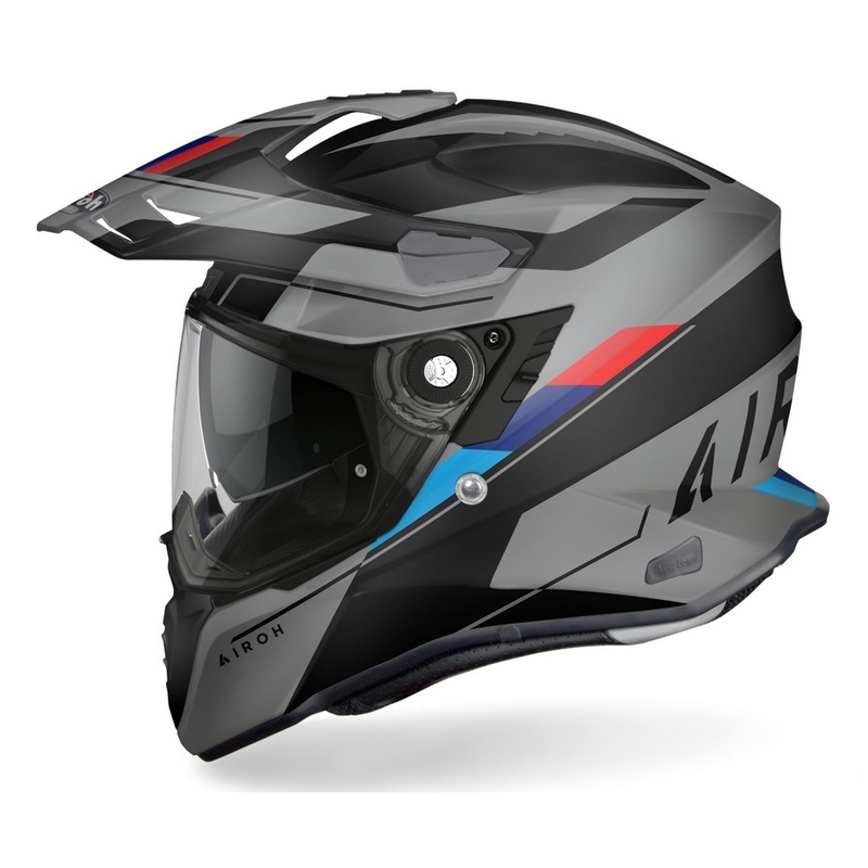 Enduro čelada Airoh Commander Skill 2022 sivo-črna mat
