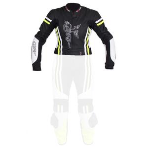 Ženske jakne Tschul 554 black-white-fluo yellow razprodaja