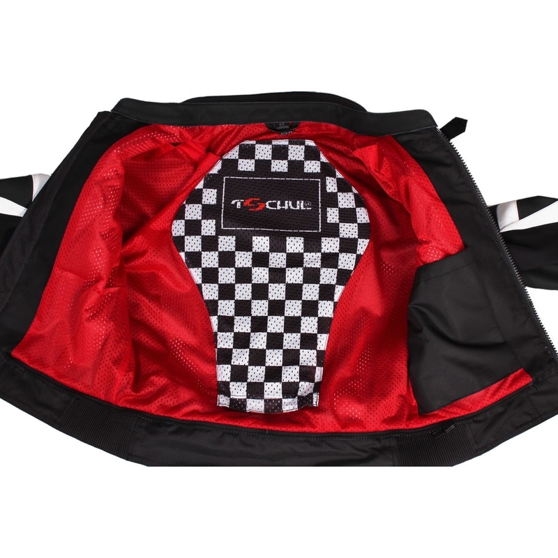 Ženske jakne Tschul 554 black-red-white razprodaja