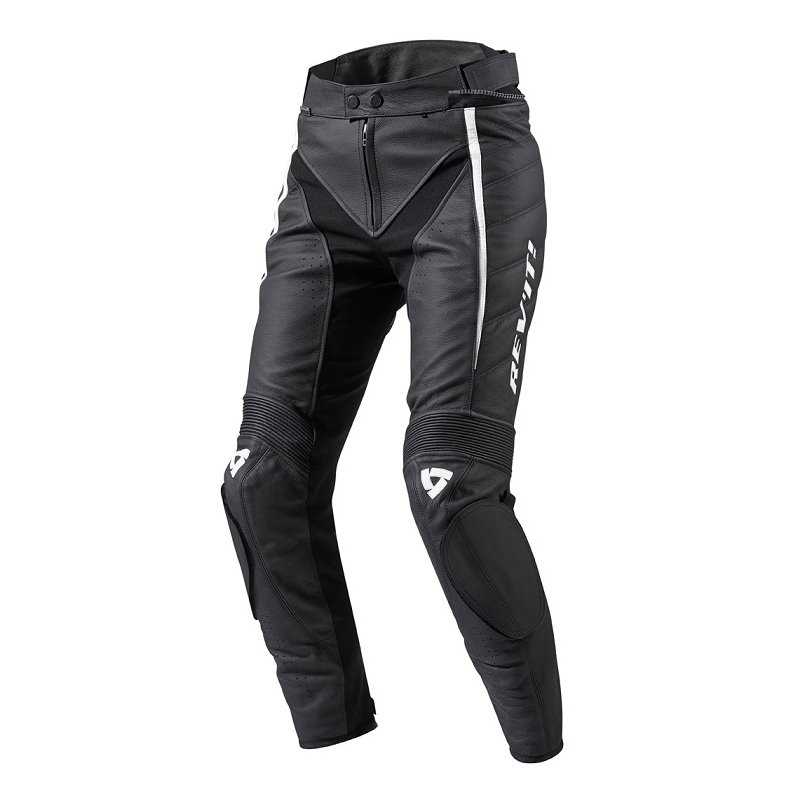Ženske hlače Revit Xena Black and White Motorcycle Pants razprodaja