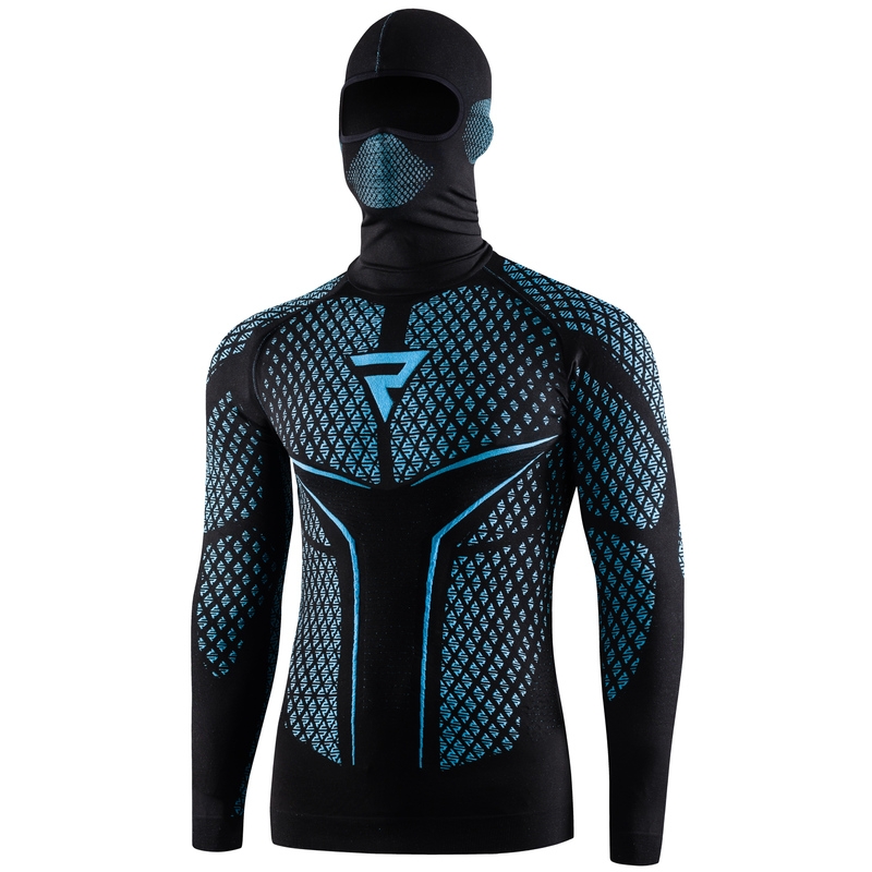 Rebelhorn Therm II 2v1 črno-modra termo majica razprodaja