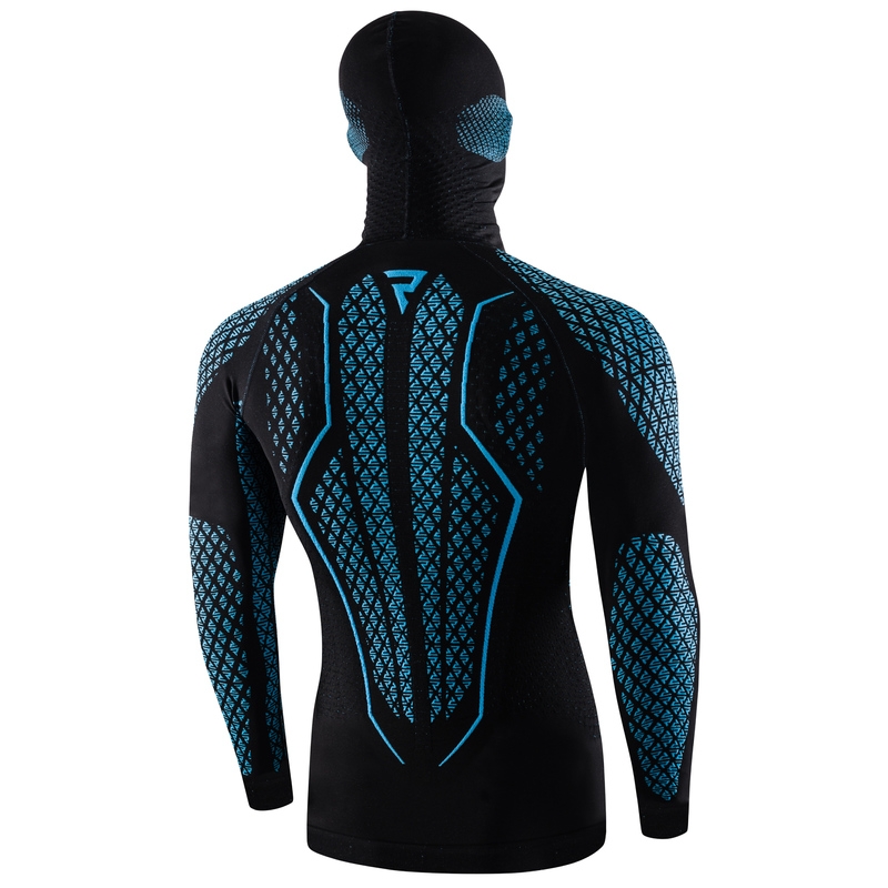 Rebelhorn Therm II 2v1 črno-modra termo majica razprodaja