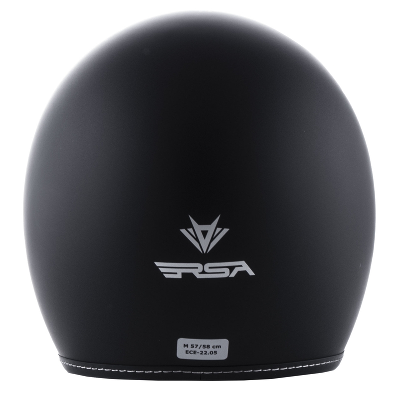 Odprta motoristična čelada RSA Shadow črna mat