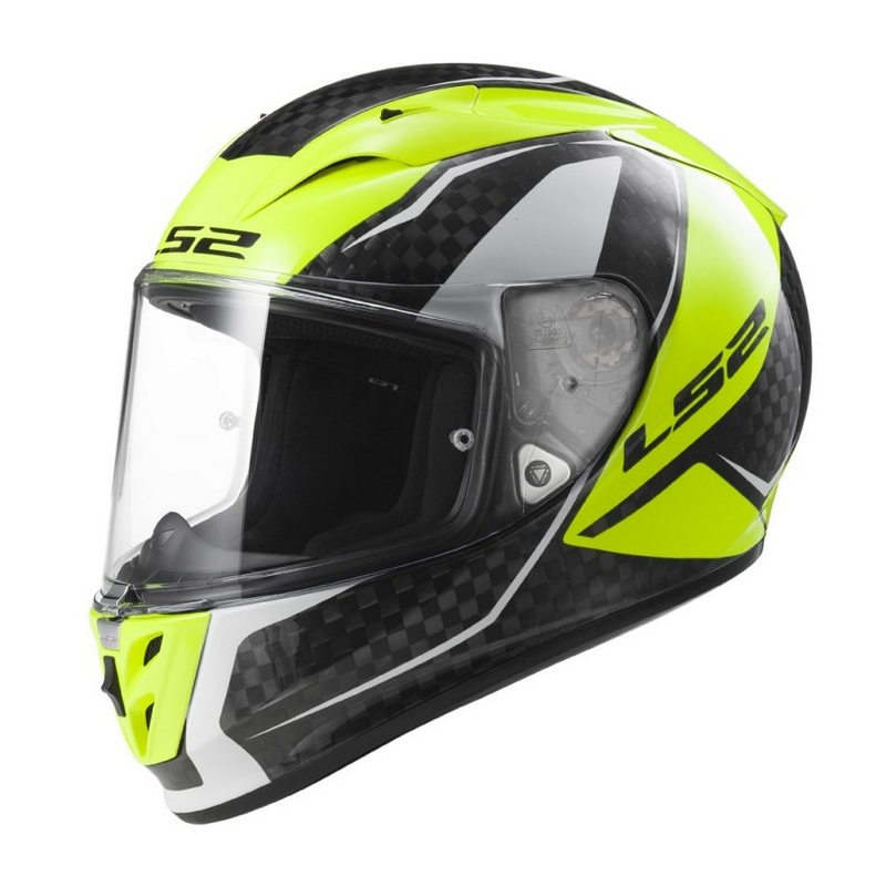 Motoristična čelada LS2 FF323 ARROW C FURY CARBON rumena razprodaja