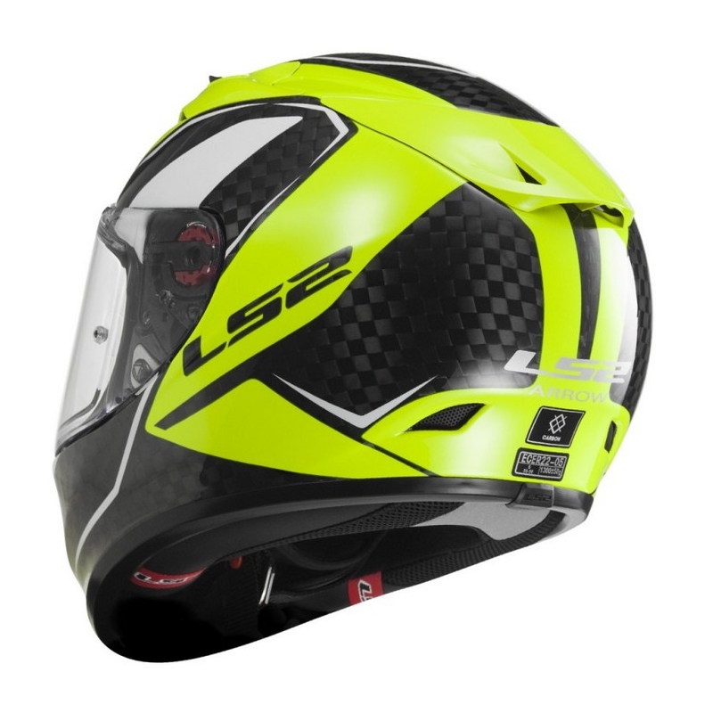 Motoristična čelada LS2 FF323 ARROW C FURY CARBON rumena razprodaja