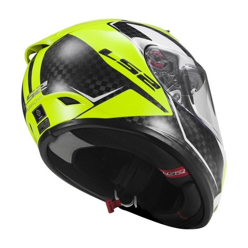 Motoristična čelada LS2 FF323 ARROW C FURY CARBON rumena razprodaja