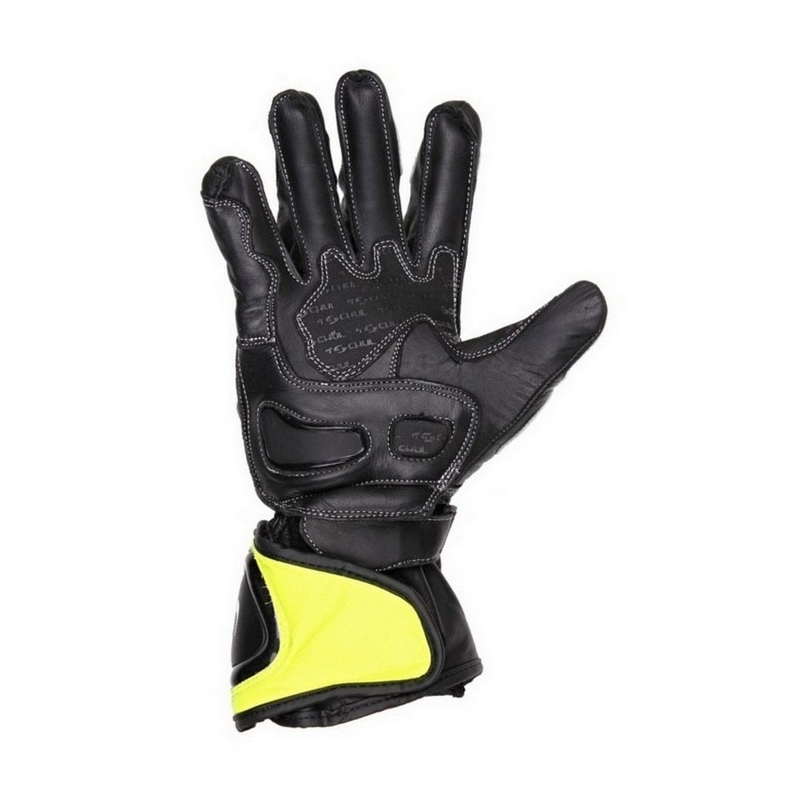 Motoristične rokavice Tschul 285 black-fluo rumena razprodaja
