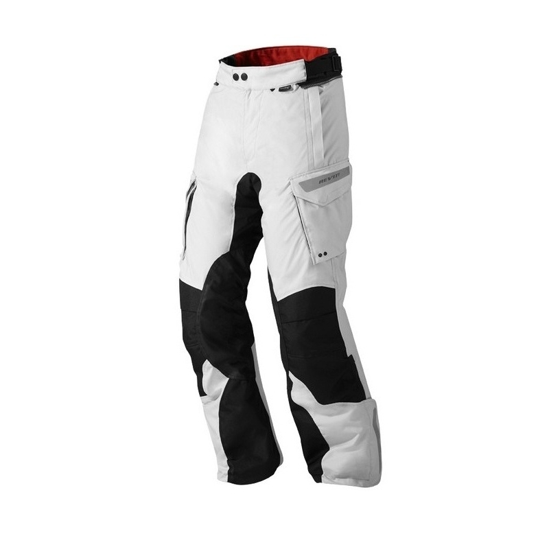 Revit Sand 2 Silver and Black Motorcycle Pants razprodaja