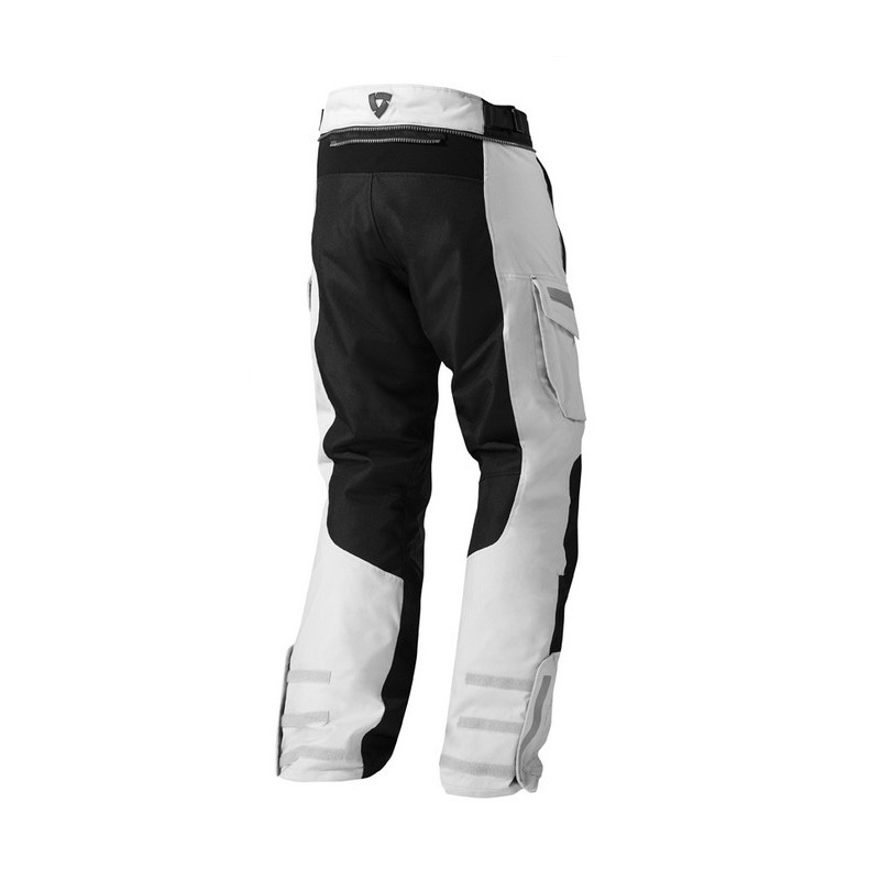Revit Sand 2 Silver and Black Motorcycle Pants razprodaja