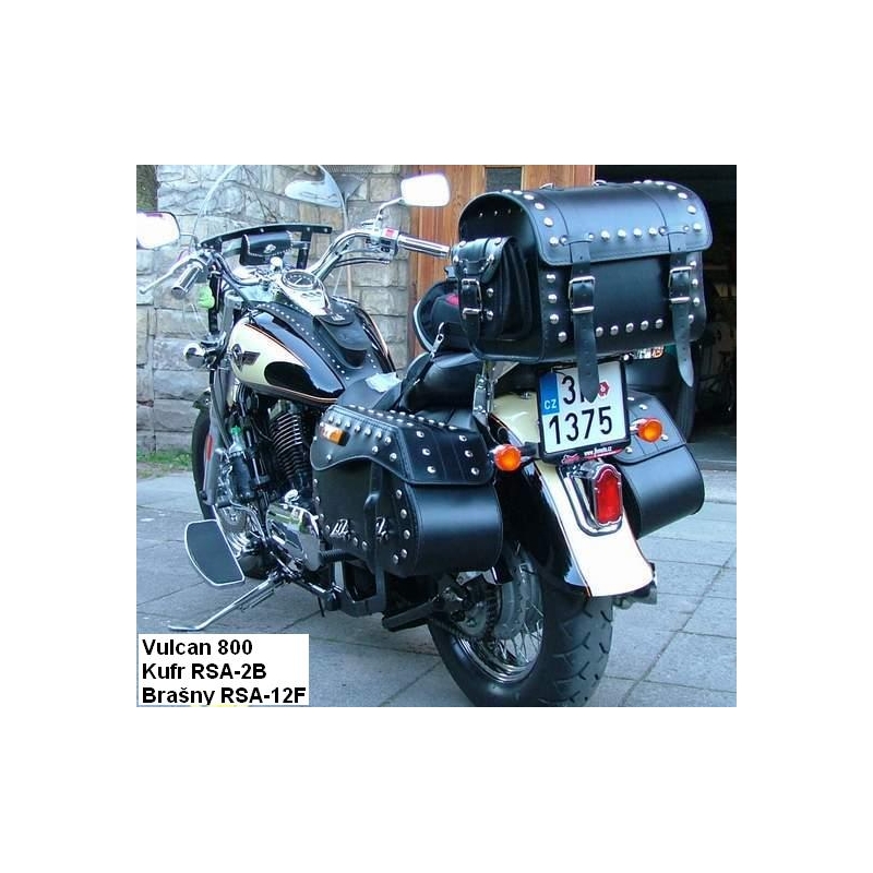Chopper RSA-12F usnjeni motoristični kovčki
