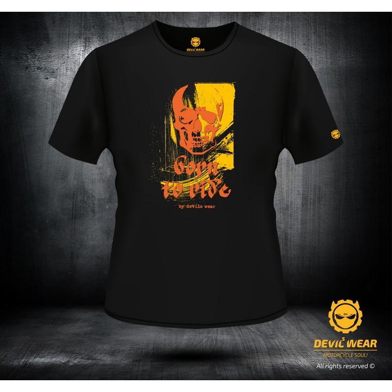 Moška majica Devils Wear - Izprodaj BTR Skull razprodaja