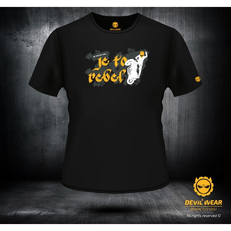 Moška majica Devils Wear - Izprodajna majica Rebel razprodaja