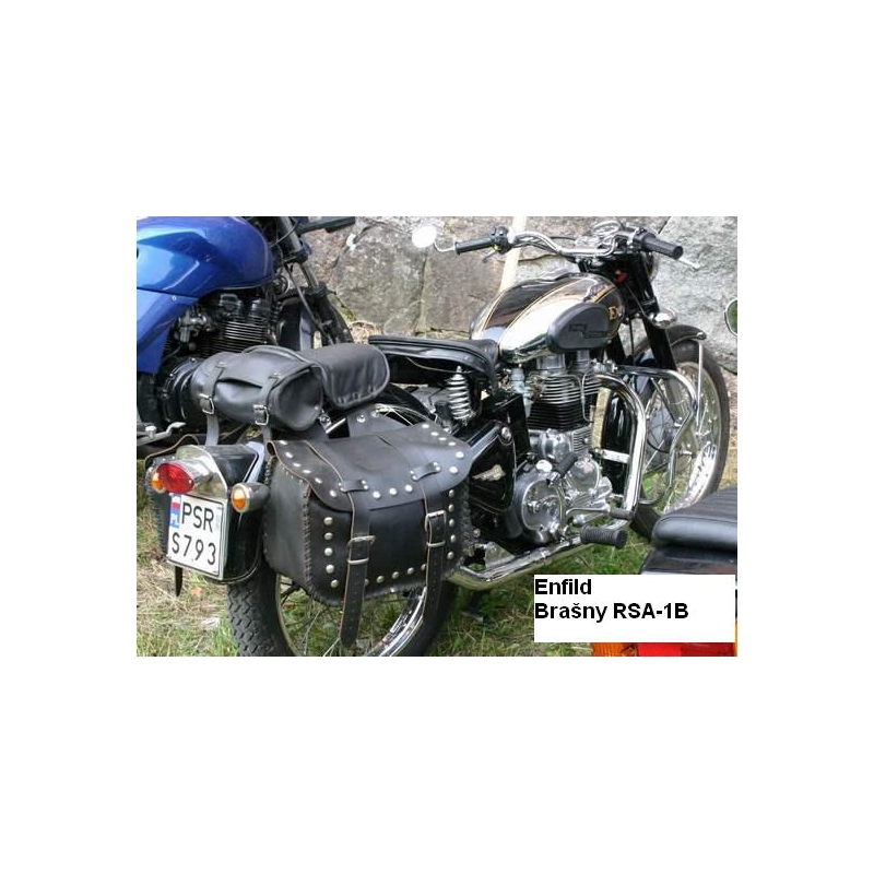 Chopper RSA-1B usnjeni motoristični kovčki