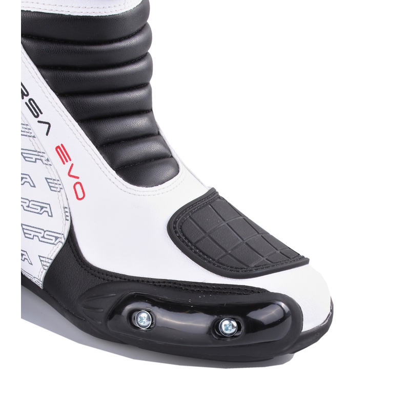 RSA Evo črno-beli motoristični škornji naprodaj razprodaja