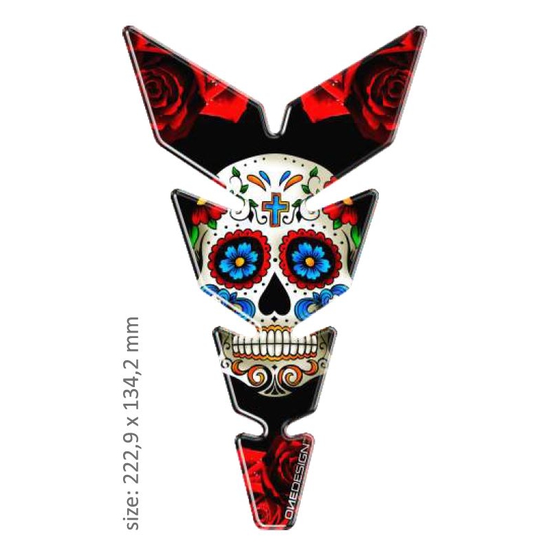 Pokrov rezervoarja za gorivo Natisni - MOON Slim Mexican Tatoo