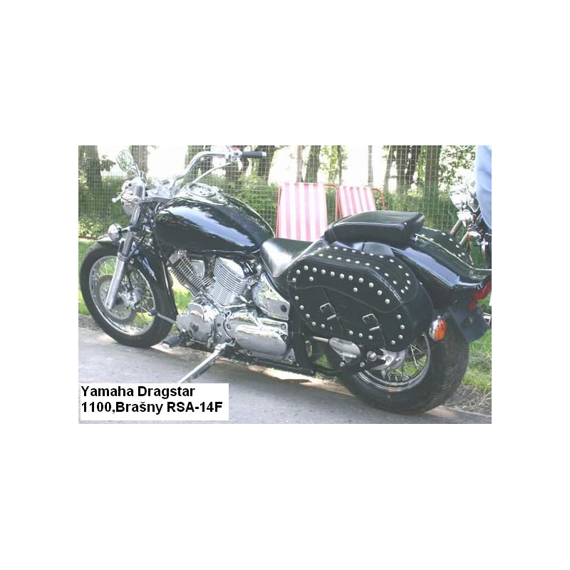 Chopper RSA-14F usnjeni motoristični kovčki