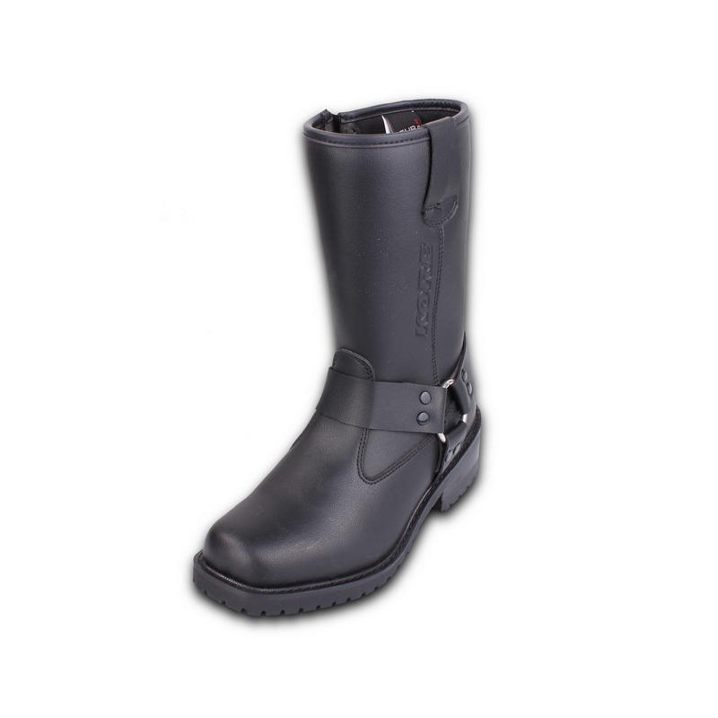 Kore Black Buckle Black Motorcycle Boots razprodaja